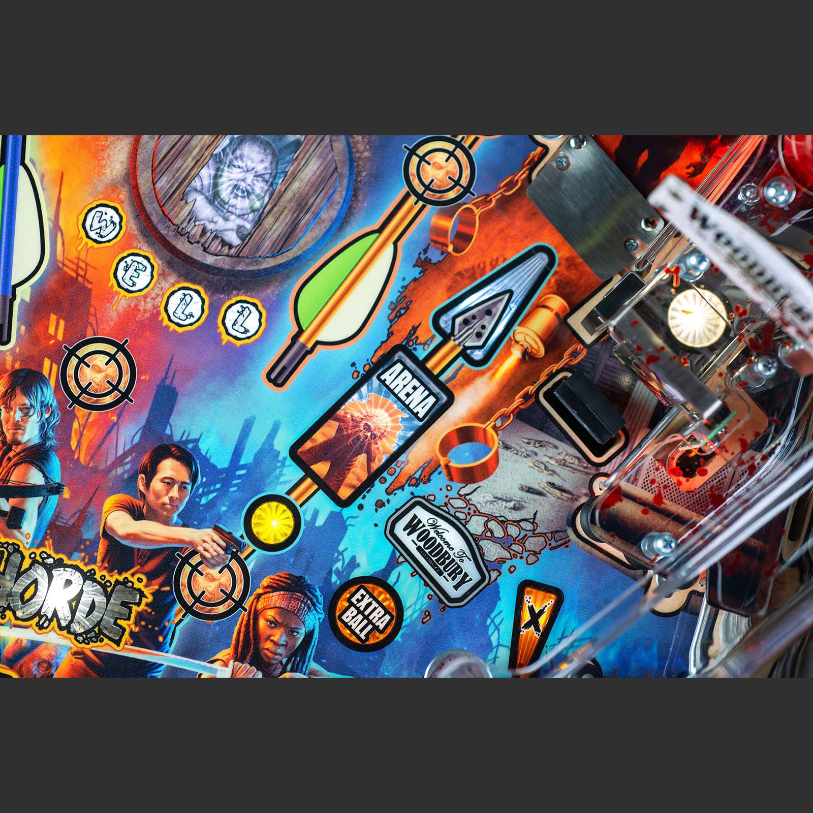 Nitro Pinball Sales The Walking Dead REMASTERED Premium Stern Pinball Machine