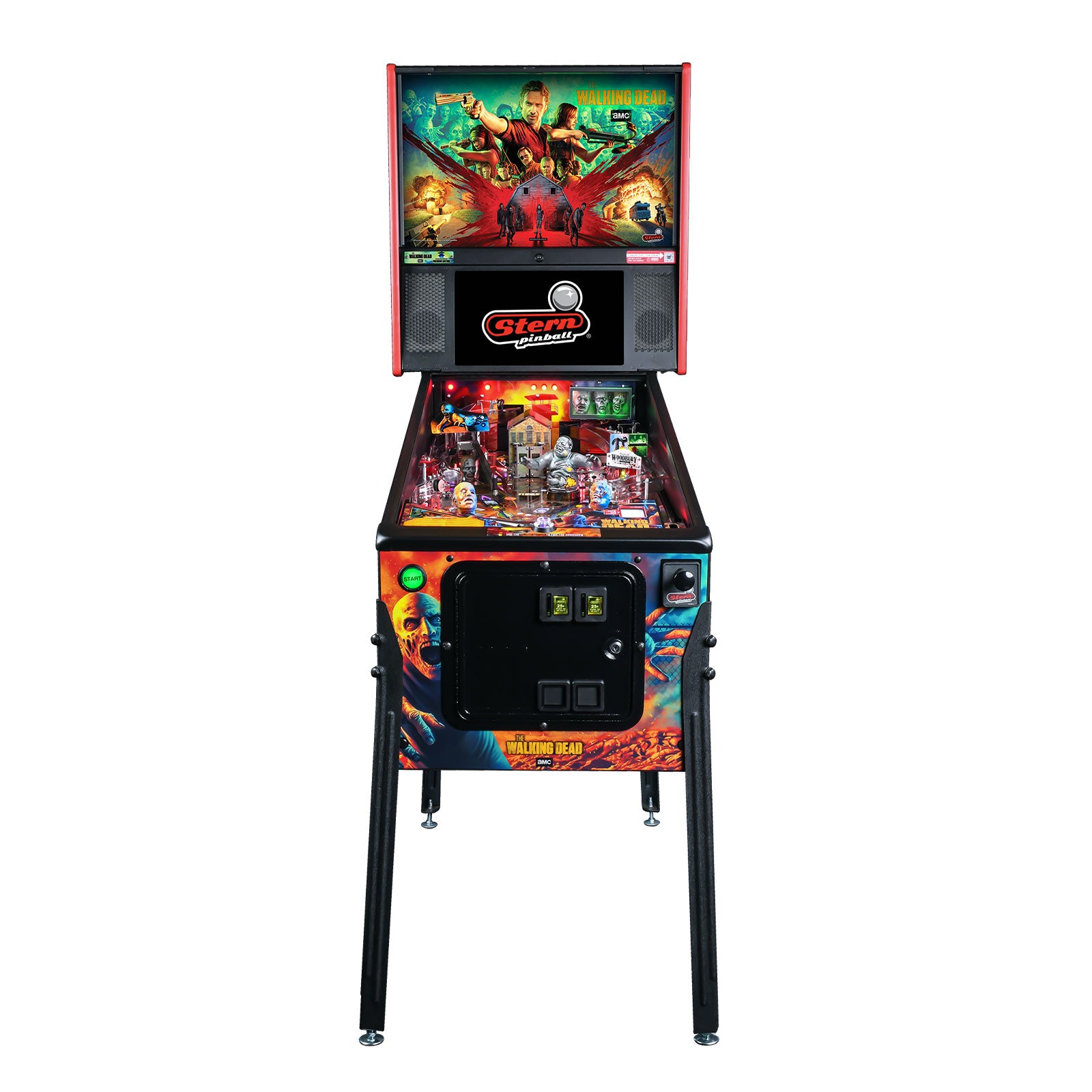 Nitro Pinball Sales The Walking Dead REMASTERED Premium Stern Pinball Machine