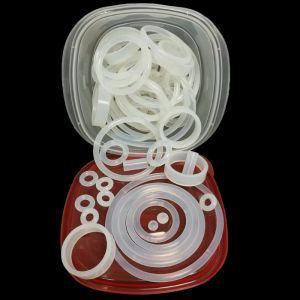 125-Piece Translucent  Rubber Ring Set - Nitro Pinball Sales