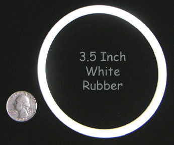 3-1/2" White Rubber Ring