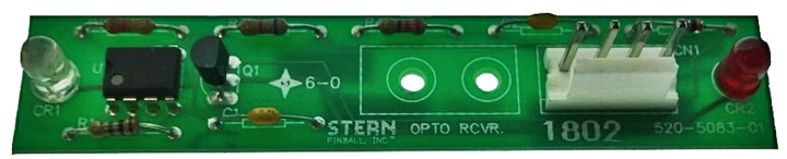 Sega/Stern Opto Receiver Board With Diode - Nitro Pinball Sales
