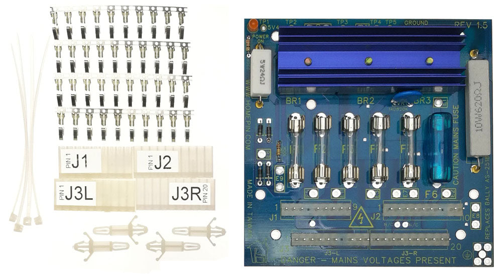 Homepin - Bally/Stern SS Power Rectifier PCB: WMS AS-2518/49 (w/Mounting Kit)