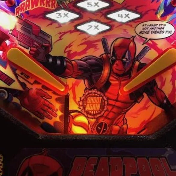 Deadpool Pinball LED Strip Trough Light Kit - RED