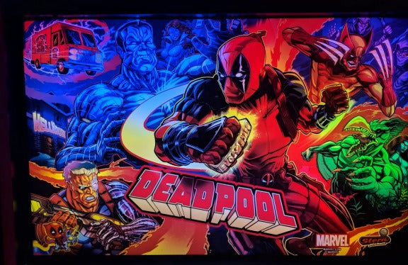 Deadpool Pinball LED Custom Backbox Light Kit