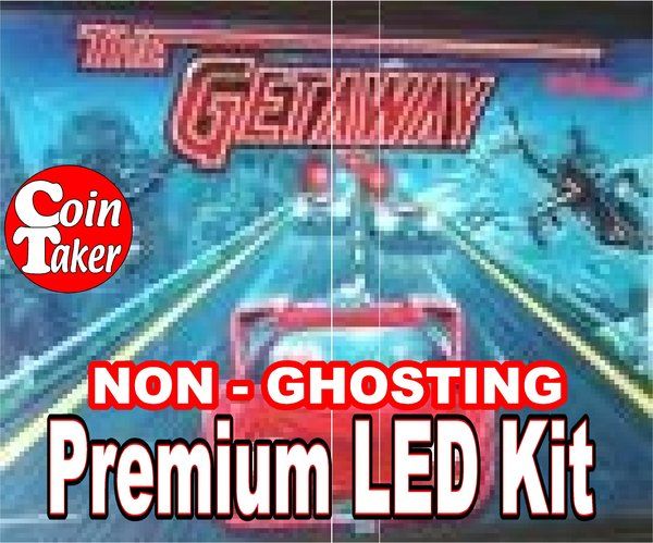 LED Premium Kit - Non Ghosting - THE GETAWAY - Nitro Pinball Sales